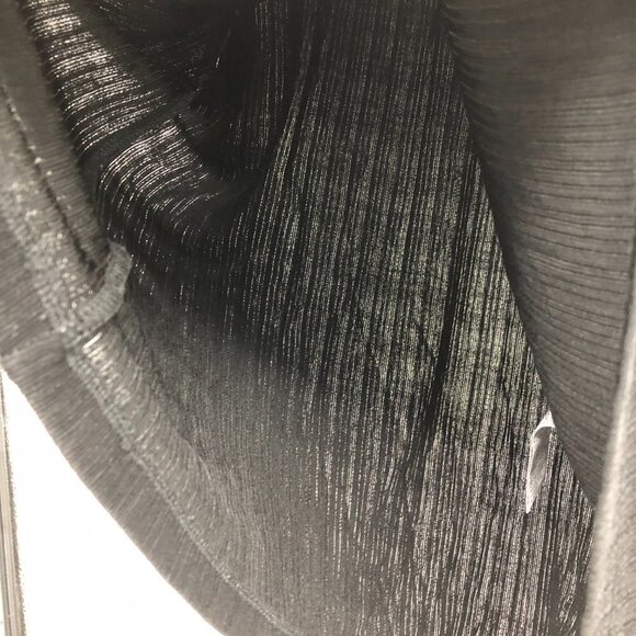 TanJay Black Textured jewelled neck Short Sleeve Shirt size S - Picture 9 of 14